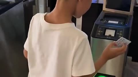 Kids have to swipe their card in China and get a face scan