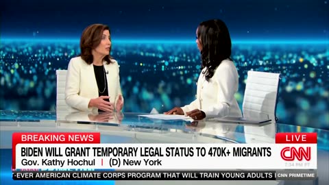 New York Democrat Gov. Kathy Hochul on NYC's migrant crisis