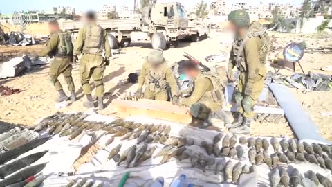 Massive Amounts of Weaponry Recovered from Hamas Militants