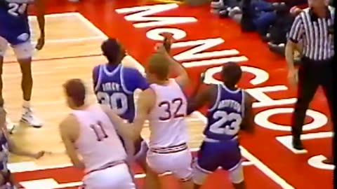 March 23, 1989 - College Basketball: Indiana University vs Seton Hall (Tournament)