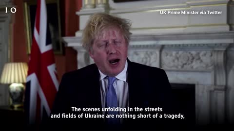 UK's Johnson appeals to Russians