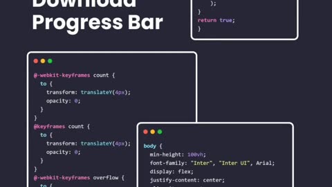 Download Progress Bar #thewebforce #freeelancing #webdevelopment #frontendl