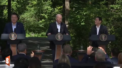 LIVE: Pres. Biden Holding Joint Press Conference with Pres. Yoon of Korea & PM Kishida of Japan...
