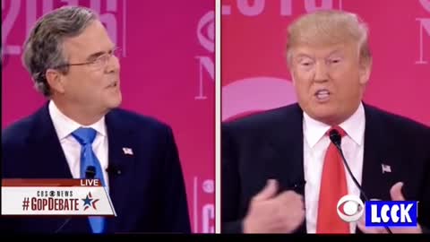 Donald Trump “Humiliated ” Bush in Live Debate