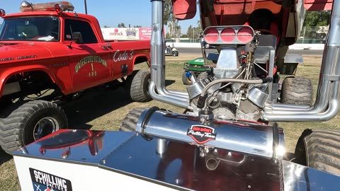 Jason Titsworth owner and driver of the Pro Mod 4x4 Pulling Truck 'California Flash'"