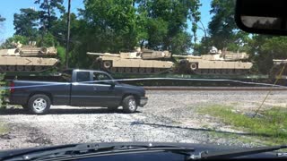 Train Full of Tanks in Houston, TX