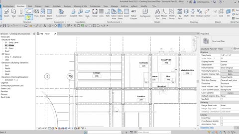 REVIT STRUCTURE 2022 LESSON 17 - CREATING STRUCTURAL SLAB