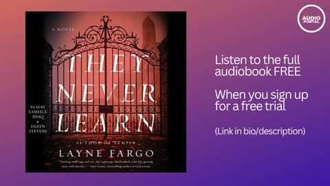 They Never Learn Audiobook Summary Layne Fargo