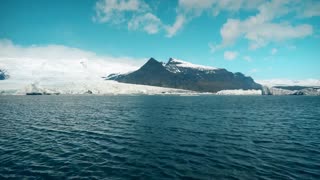 Snowy Icelandic Coastline