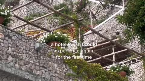 a hotel wish-I could experience again for the first time