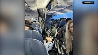 Delta aircraft slide accidentally deploys after plane diverted to Salt Lake City