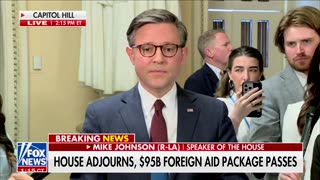 House Passes Mike Johnson's Foreign Aid Package