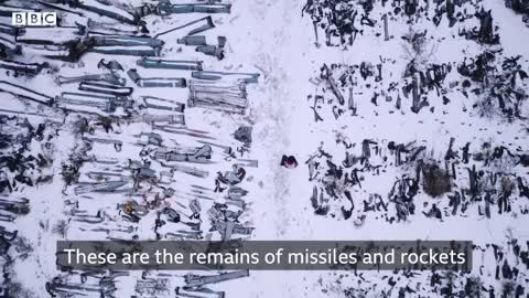 Ukraine’s missile graveyard ‘is evidence against Russia’ – BBC News