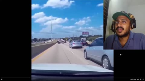 Tesla accident reaction video by JJK
