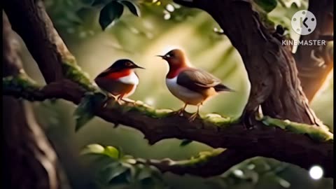 Two bird love story