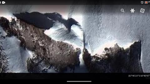 Unnatural Structure Billowing Black Smoke Antarctica