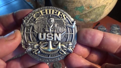 US Navy Senior Chief Custom Engraved Collectible Challenge Coin