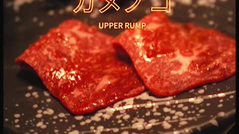 Names of every cut of wagyu at a yakiniku omakase