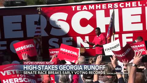 Record number of Georgia residents wait in line for early voting WNT