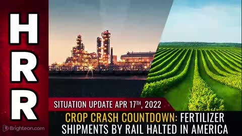 Situation Update, 4/17/22 - CROP CRASH COUNTDOWN...