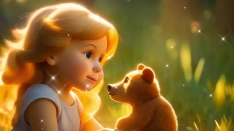 Fairy Tales of the Baby Bear and the Lily|Bed Time Stories for kids |Lullaby| Kids story|ABCKiddosTV