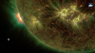 Spectacular Solar Flare Captured by Solar Dynamics Observatory in Full HD