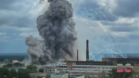 Mushroom cloud near Moscow after huge Russian plant blast