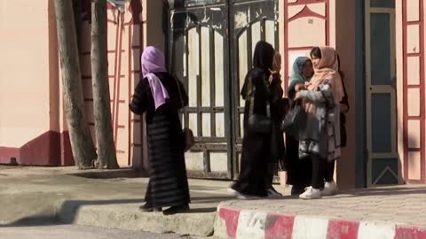 Afghan women drop studies to stave off poverty