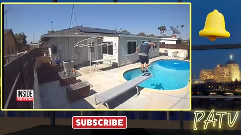 #GNews - #AmazonDriver Invited to take a Dip in Customer’s Pool due to #Heatwave 🔥 🥵 🛀 👏