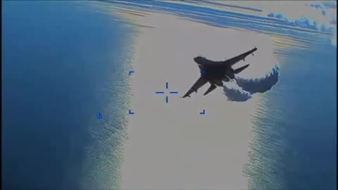 Sukhoi SU-27 Approaches US Reaper Drown