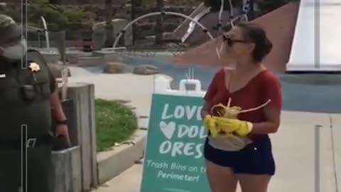 Public Karen FREAKS OUT over a park closing down