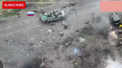 Shocking video from Ukraine: Ukrainian soldiers ambush a Russian war machine