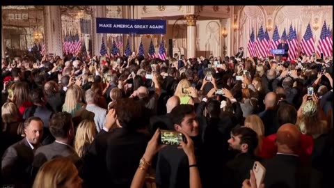 BBC News hijacked with a Trump MAGA rally photo instead of the rugby report