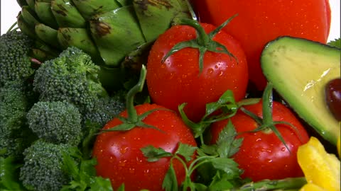 Just Relax and Enjoy! Fresh Vegetables for Your Salad