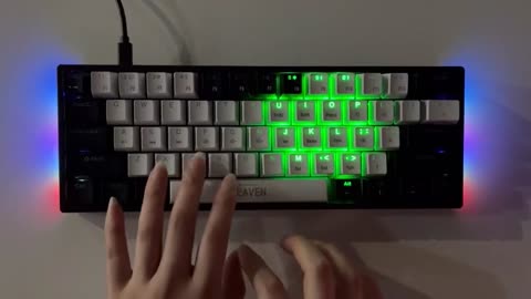 Ergonomic Wired Gaming Mechanical Keyboard