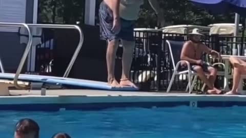 Old Man Flips Off Diving Board | Unforgettable Fails