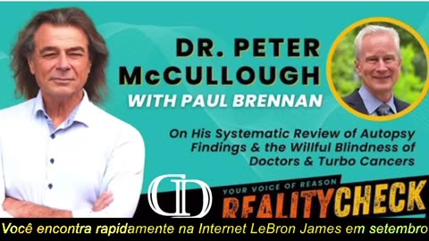 Dr. McCullough com Paul Brennan na Rádio Reality Check