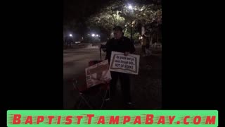 Why Jesus Came - Christmas Invitation Message, Street Preaching at Central Park in Largo, Florida
