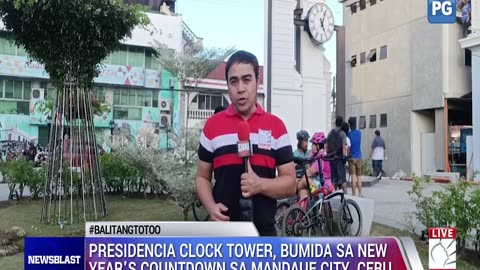 Presidencia Clock Tower, bumida sa New Year’s countdown sa Mandaue City