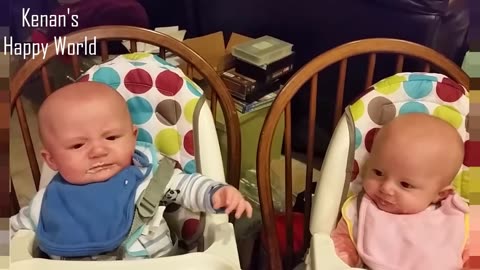 Funny twin babies compilation