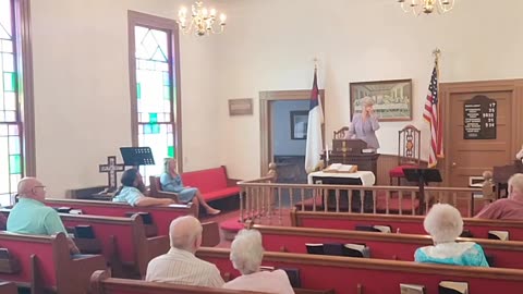 Vernon Chapel Sunday Service (Galatians Ch. 6 1-10) led by Mrs. Willie Mae 8/27/2023