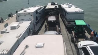 A Ferry Full of RVs From South Bass Island