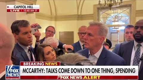 Speaker McCarthy says holding the line is where we have been the whole time
