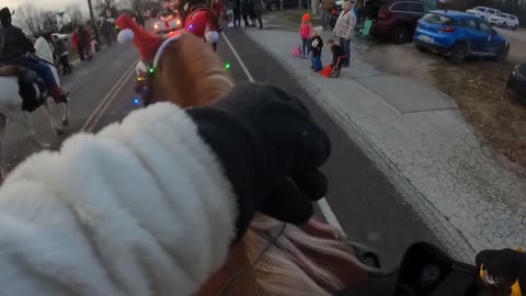 Christmas parade New Bloomfield Missouri