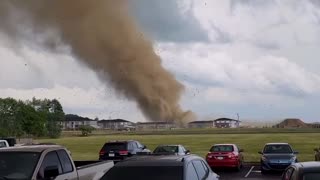 Insane footage of a destructive tornado hitting Greenwood, Indiana.