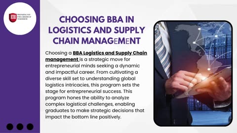 Choosing BBA in Logistics and Supply Chain Managеmеnt