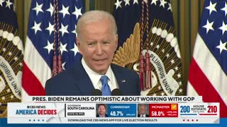 Biden praises Democrats for strong midterm performance