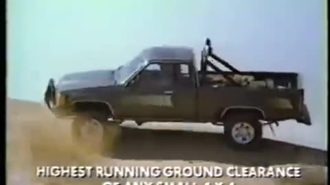 CG Memory Lane: Toyota Truck commercial from 1984