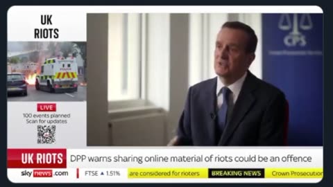 Sky News (X) : Police Scouring Social Media For Riots Video; Arrests To Follow!