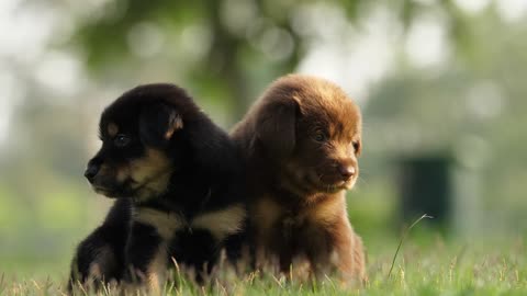 Puppies Playing In The Park1